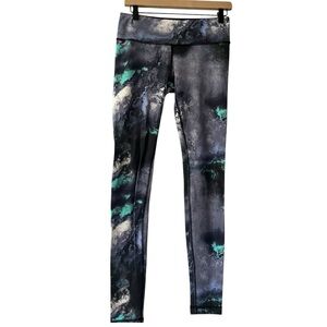 Lululemon Women's 6 Denim Luon Milky Way Galaxy Wunder Under‎ Tight Leggings